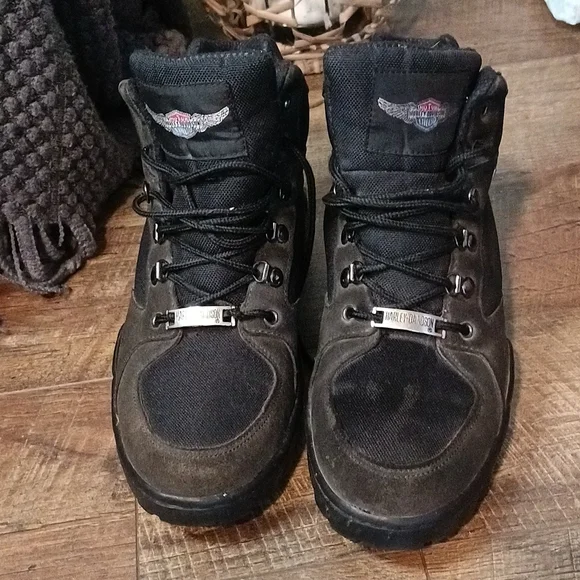 Harley-Davidson | Shoes | Vintage Harley Boots 95 | Poshmark display picture 2